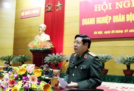 Đại tướng Phùng Quang Thanh: DN quân đội phải đặt lợi ích đất nước lên hàng đầu