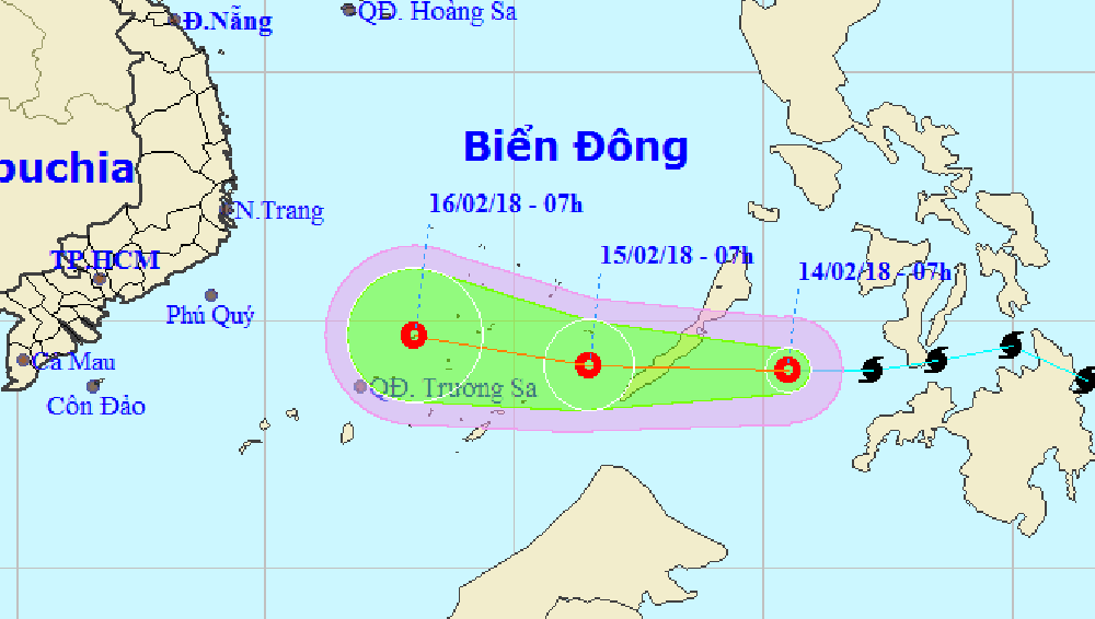 Thông tin mới nhất bão Sanba khi vào biển Đông - ảnh 1